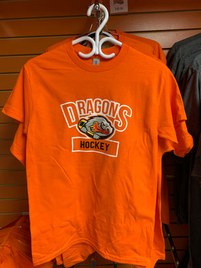 Dragons Orange Adult Shirt