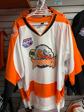 Dragons Adult White Replica Jersey